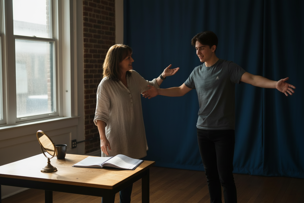 Drama studio atmosphere