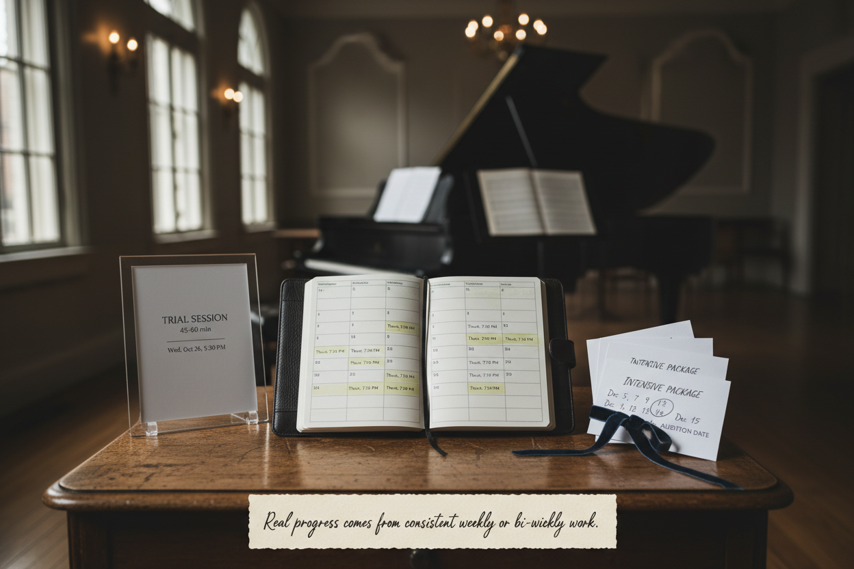 Dramatic coaching environment