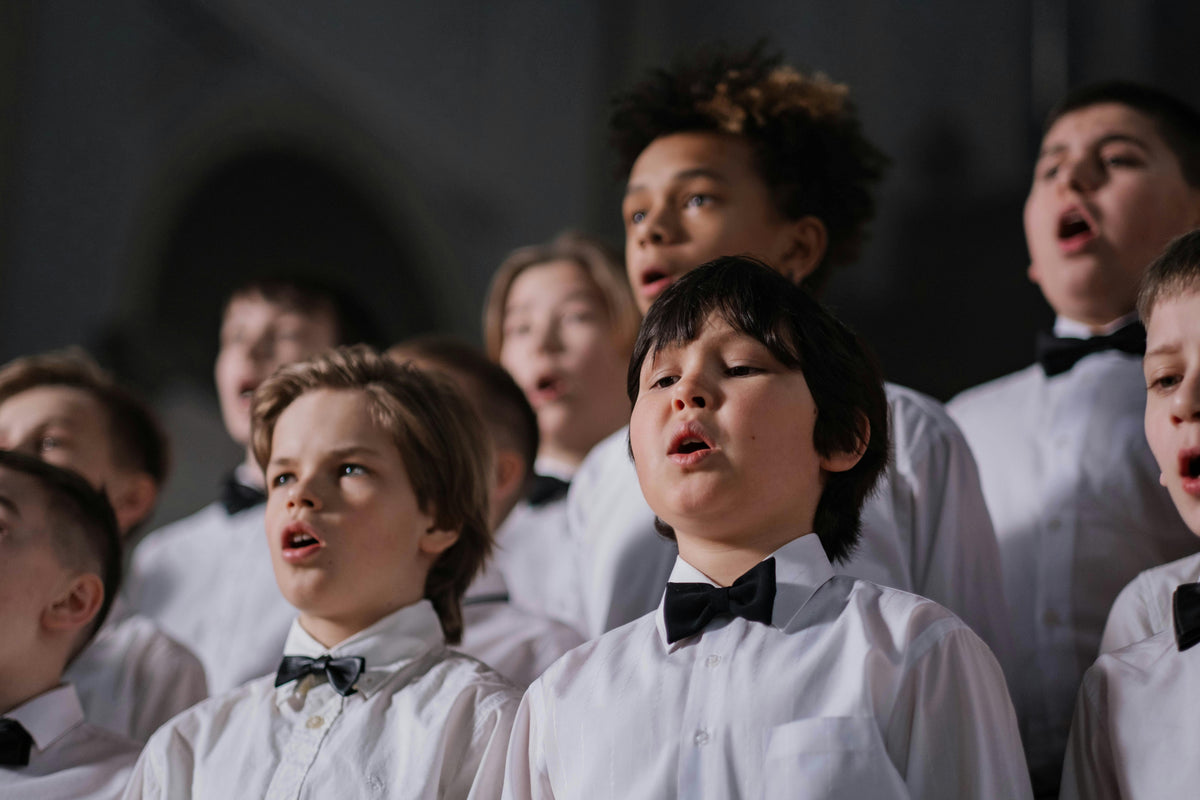 Young choir members