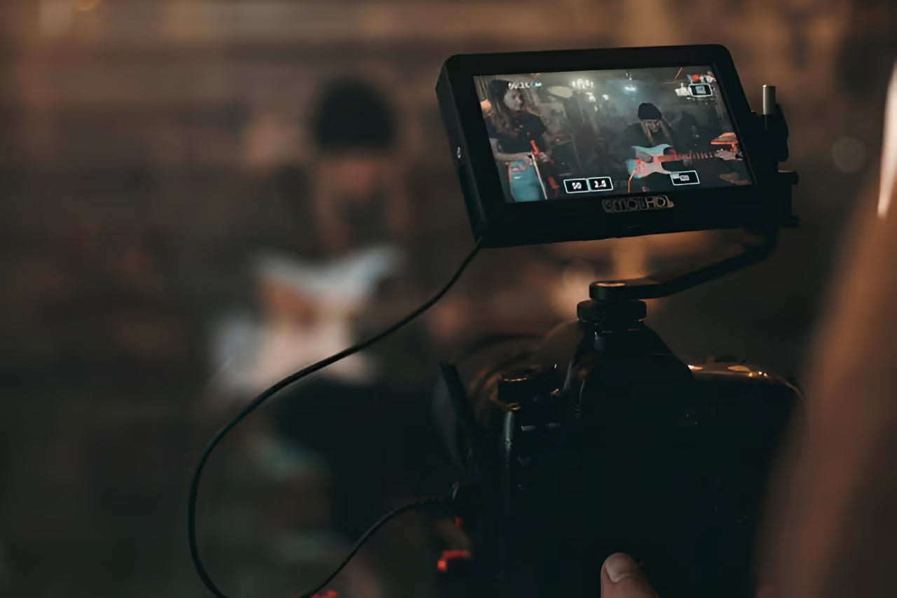 Professional recording setup for pre-screening audition videos